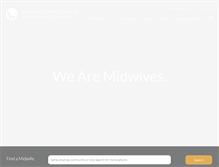 Tablet Screenshot of bcmidwives.com